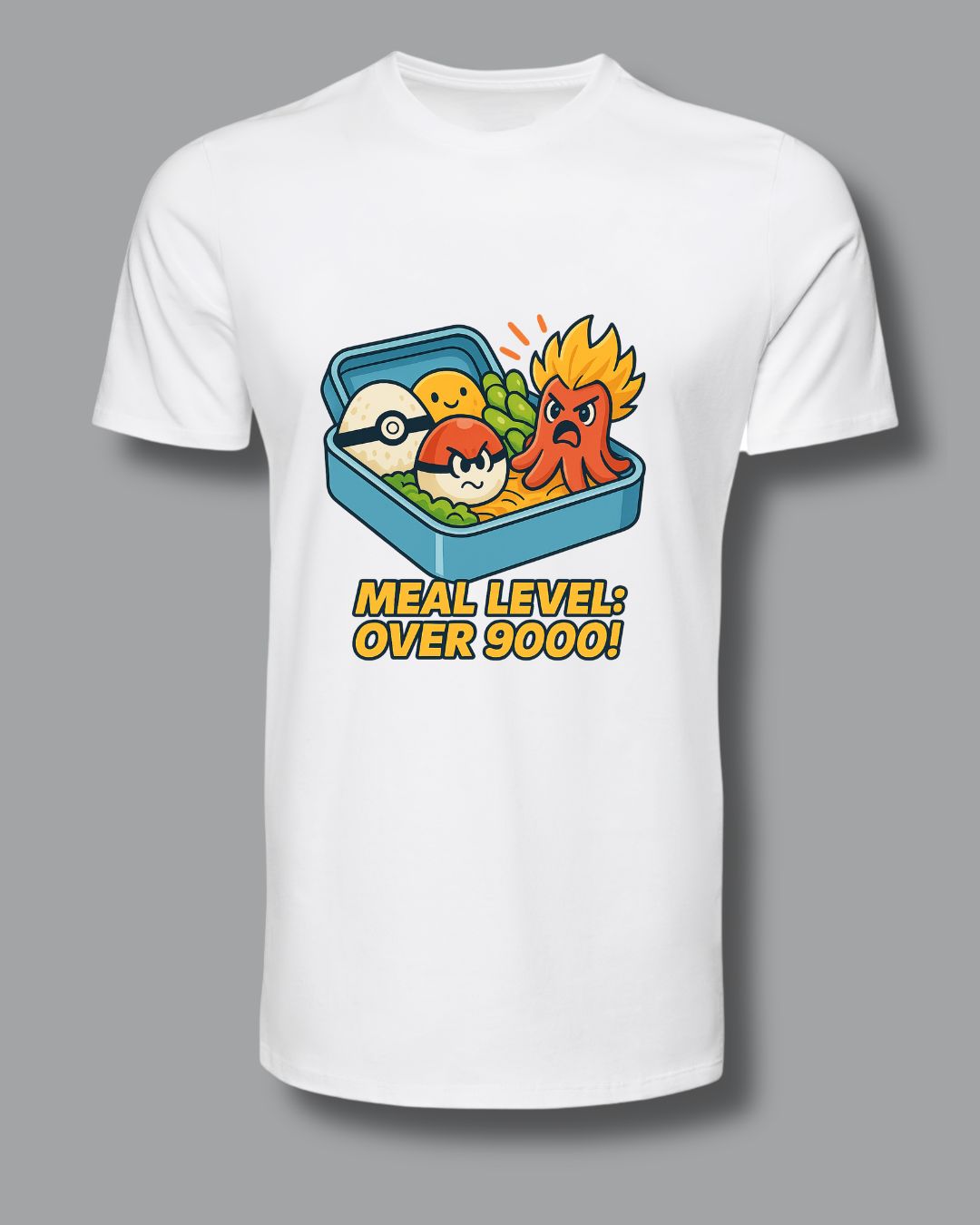 T-shirt “Meal Level: Over 9000!”