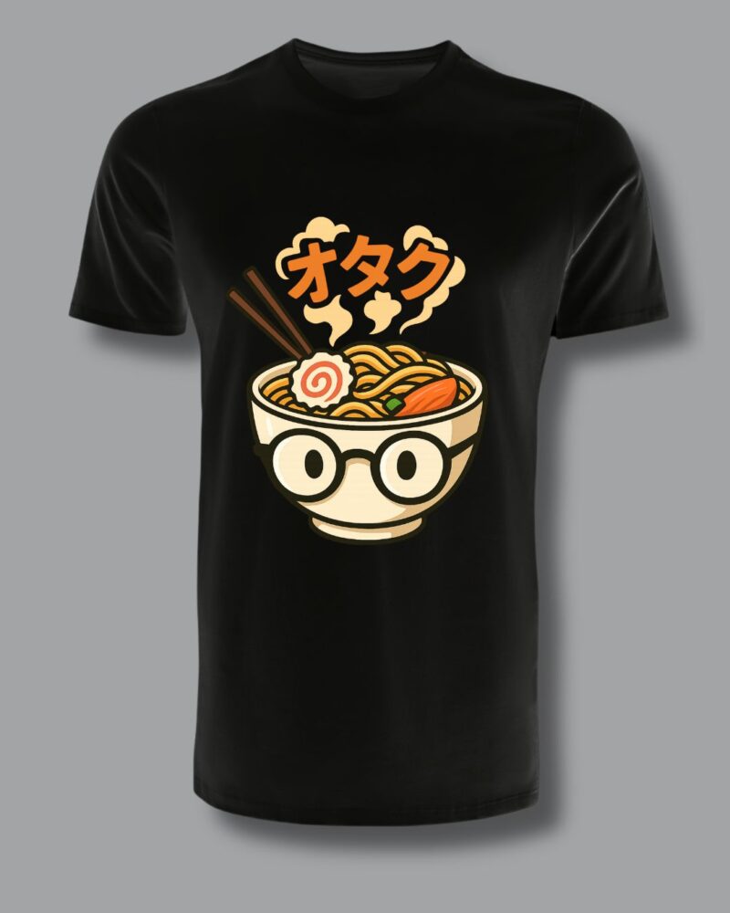 T-Shirt “Otaku Ramen” – (Black Edition)